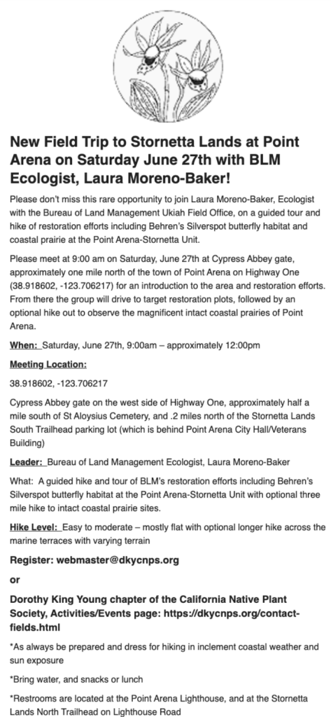 field trip with BLM Ecologist, Laura Moreno-Baker